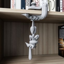 greninja-sleep-upside-down-from-pokemon.jpg STL file greninja sleep upside down from pokemon・3D printable model to download