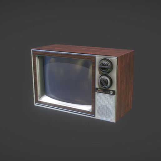 accecories diorama tv 01 3D model