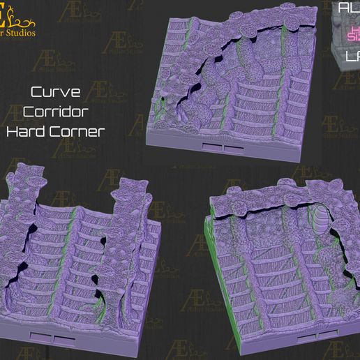 resize-4.jpg Archivo 3D Guarida de los Alienígenas: A mitad de tamaño・Diseño de impresora 3D para descargar, AetherStudios