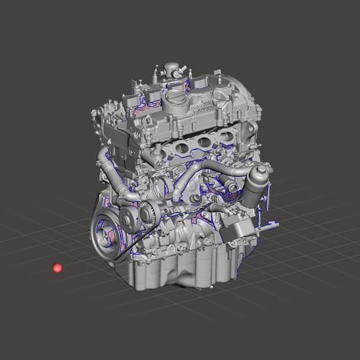 B48StangindUp2.png BMW B48 engine + intake & exhaust ports