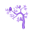 tree_back.stl Fichier STL gratuit Arbre à bijoux・Design pour imprimante 3D à télécharger