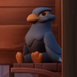 birb4.png Silver Wing Bird - Palia Plushie