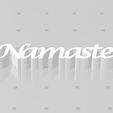 Namaste.jpg Namaste Phrase, Yoga Art