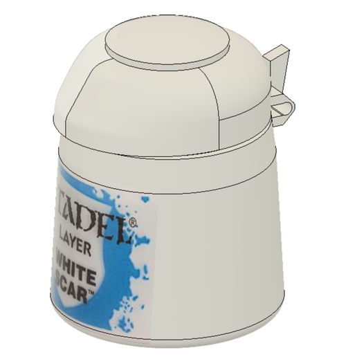 Citadel Paint Pods Models (for modeling holders and such) - 3D model önizlemesi