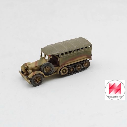 し*こ様 half track products × COLONISTA OMA 🏗️ Half-track Sd.Kfz.9/1 - Crane vehicle + Crewmen