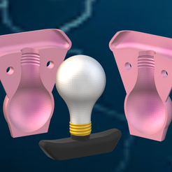 bulb.png Archivo STL gratuito Bombilla Butt Plug・Idea de impresión 3D para descargar