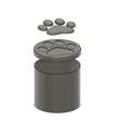 Captura.png Paw print container with spoon - Paw print container with dosifier spoon