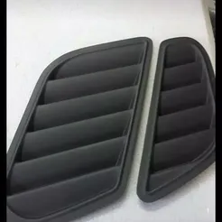 gtr.webp STL file BMW GTR Air Inlets / AIR IN TAKE BONNET・Model to download and 3D print