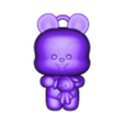 Mang Keychain STL.stl Keychain - BT21 BABY and minini figures - BTS - PACK 2