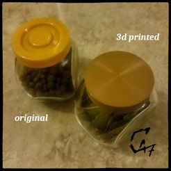 53mm-screw-cap_2.jpg Free STL file 53mm screw cap・3D print design to download