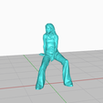 5.1.png 1/64 Seated Casual Woman Figure STL