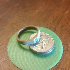 20180405_205554.jpg Free STL file Shamrock Ring・3D print design to download