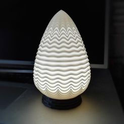 pine1.jpg Free 3D file Pine Cone Design LED Lamp・3D print design to download, DrLex