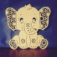 002-1.jpg ELEPHANT 2 Baby Shawer decoration, souvenir (Elephant 2D)