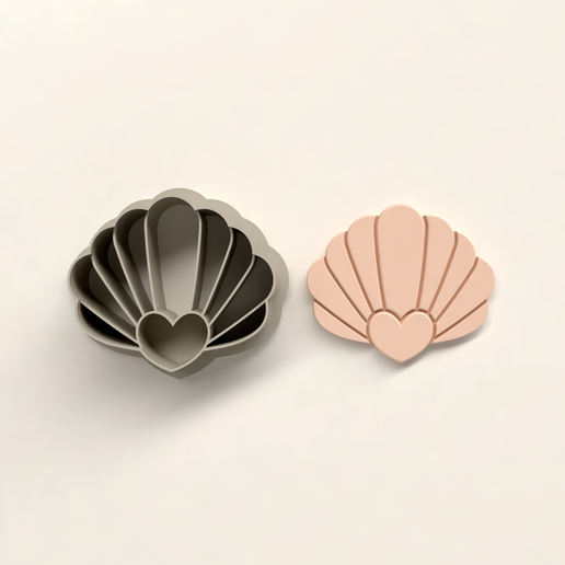 Polymer Clay Cutter STL 3D Printable | Digital File - Shell EC 03