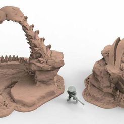 untitled.392.jpg Free STL file tyty tyran tyranid 40k starship trooper notable small terrain remix Part 17・Template to download and 3D print