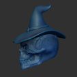 Shop4.jpg Skull witch with hat - eyes open, hollow inside