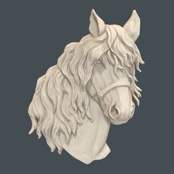 golova_konya.jpg Horse head bust cnc