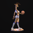 1004.png Giraffe basketball girl