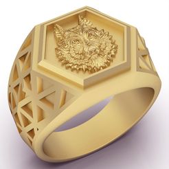 keyshot-jewelry-scene-setup-set-3.10615.jpg STL file Wolf ring・Model to download and 3D print