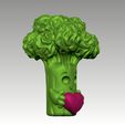 broccoli2.jpg Archivo STL Brócoli bonito - San Valentín・Modelo para descargar y imprimir en 3D
