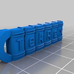 57be0c12f09b6648dc5f2d3d8b42bbd7.png Archivo 3D gratuito Llavero TekRex Bookshelf・Idea de impresión 3D para descargar