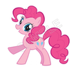 Pinkie-Pie-A.png Cookie Cutter - Cookie Cutter - My Little Pony - Pinkie Pie 9,3x9 cm