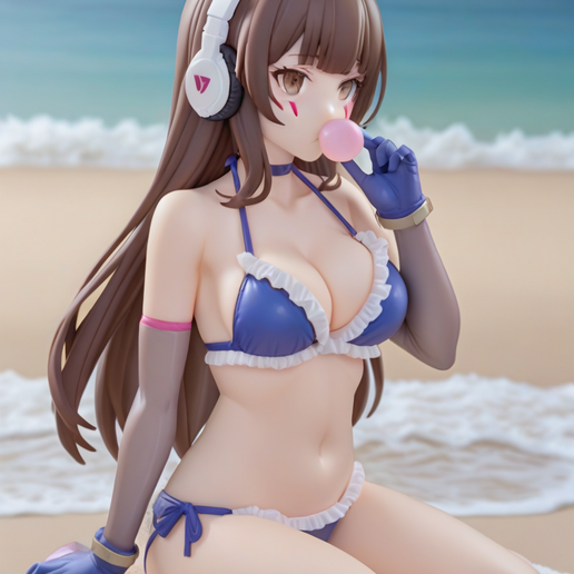 Overwatch D.Va 3D model