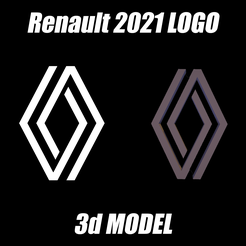 Renault 20211060 off MODEL Renault new official logo 2021 -