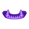 Wolf Hanger - bottom tooth.STL Wolf Coat Rack