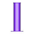 reagenzglas_D24xh100_norip.stl Druckbare Reagenzgläser in DM 24 mm, Laborgläser für Vasen, Printable test tubes in DM 24 mm, laboratory glasses for vases