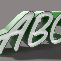 Render.png 3D file LedBox Font - Alphabet Collection - Letters and number boxes - No. 16・Model to download and 3D print