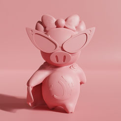 Fichier STL gratuit cochon qui rit 🎲・Design pour imprimante 3D à  télécharger・Cults