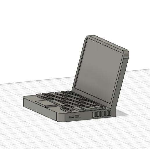 💻 1/18 Ordinateur portable / Laptop diecast・ STL File for 3D printing・Cults