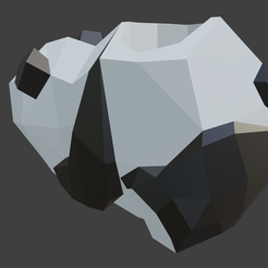 side2.png STL file Geometric Panda pot.・3D print model to download