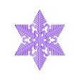 reiter40-ridged.stl Snowflake growth simulation in BlocksCAD