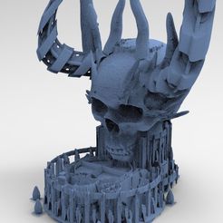 necromancer-scull-arena-3-3d-model-obj.jpg Télécharger fichier OBJ Crâne de nécromancien arène 3 • Plan à imprimer en 3D, aramar