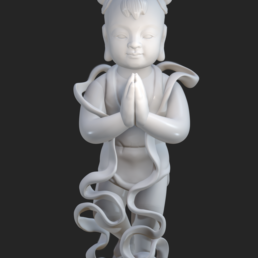 bronze statue 3D model