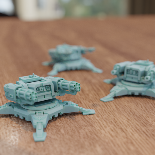 SciFi Sentry Turret 3D model