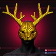 Squid_Game_deer_vip_mask_3d_print_model_05.jpg Squid Game Mask - Deer Vip Mask for Cosplay