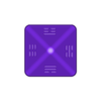 hexagram-dice.obj I-Ging-Hexagramm DICE s / 2 versions