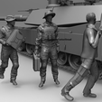 sol.392.png PACK 4 MODERN SOLDIERS LOGISTICS TANK CREW