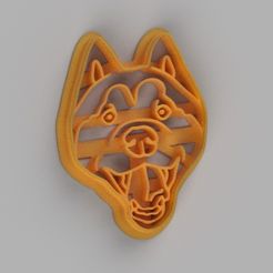 Husky.jpg Fichier STL EMPORTE-PIÈCE HUSKY RACE DE CHIEN・Design pour imprimante 3D à télécharger