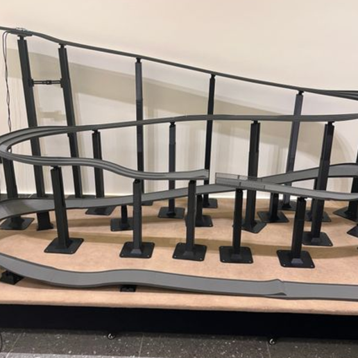 3D Printable Diecast Race Track - Modular Downhill Track