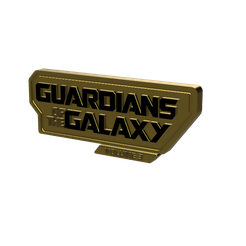 3.png STL file 3D MULTICOLOR LOGO/SIGN - Guardians of the Galaxy: Volume 3・3D print design to download
