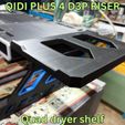 q1.jpg QIDI PLUS 4 D3P RISER - QUAD DRYER SHELF