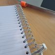 20231216_152551.jpg A5 cuaderno de corte láser cubierta y 3d imprimir herramienta de encuadernación de alambre gemelo