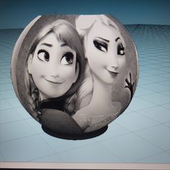 20230513_193227.jpg STL file lithophany the snow queen・3D print design to download