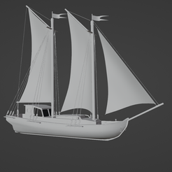 1.png Archivo STL HQ Barco・Modelo para descargar e imprimir en 3D