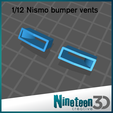 Cults-page.png STL file 1/12 Nissan R32 GTR - Nismo Bumper Vents・3D printing idea to download